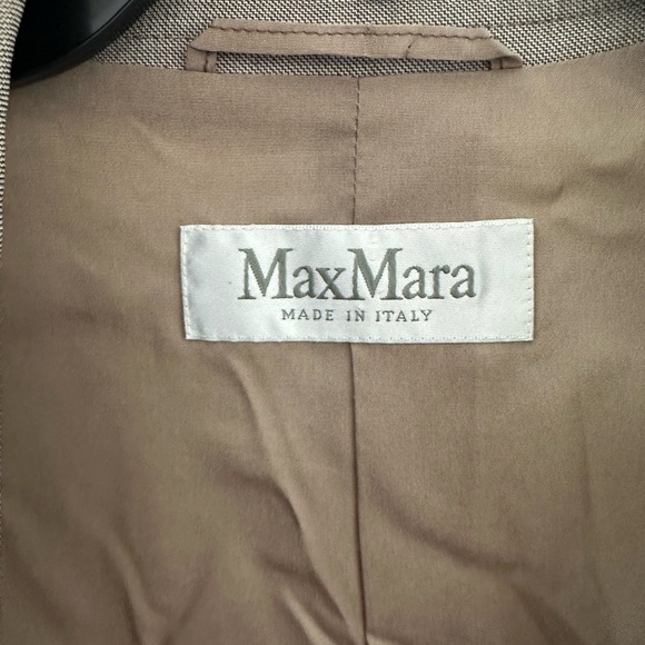Maxmara Wool and Silk Blend Blazer Sz 8 made in Italy - Picture 3 of 4